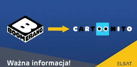 Zmiana programowa - kanał BOOMERANG zmienił nazwę na CARTOONITO!