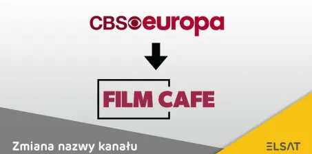 Zmiana programowa! Kanał CBS Europa zmienia nazwę na FILM CAFE!