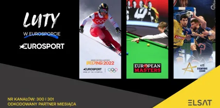 Eurosport 1 i Eurosport 2 naszym Odkodowanym Partnerem Miesiąca w lutym!