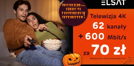Psikus albo... 62 kanały Telewizji 4K i Internet w prędkości 600 Mbit/s za 70 zł miesięcznie!
