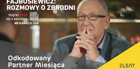 Kanał Crime+Investigation Polsat HD naszym grudniowym Partnerem Miesiąca!