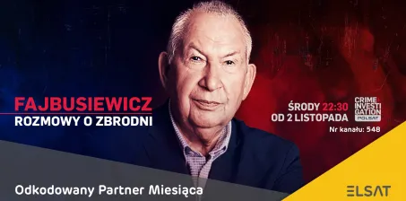 CRIME+ INVESTIGATION POLSAT HD naszym Odkodowanym Partnerem Miesiąca w listopadzie!
