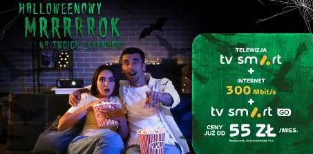 Halloweenowy mrrrrok na Twoich ekranach! Już od 55 zł miesięcznie!