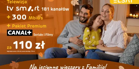 Paczki z CANAL+ Seriale i Filmy w super cenie na jesiynne wieczory z Familijo!