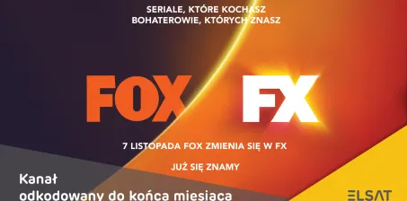Zmiana programowa - kanały FOX i FOX Comedy zmieniają nazwę!