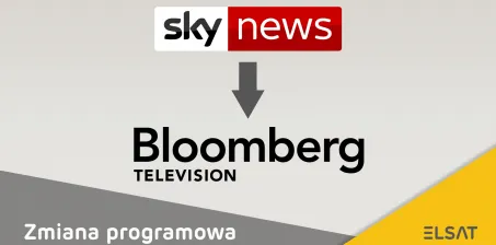 Zmiana programowa - kanał BLOOMBERG  zastąpił kanał SKY NEWS!